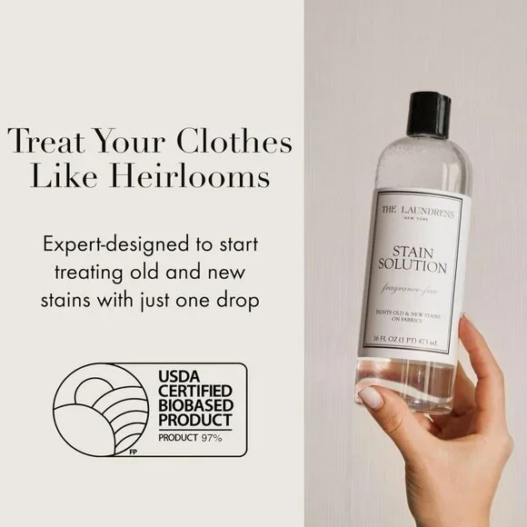 NWT ~ The Laundress' Fragrance-Free Stain Solution, Stain Treatment 16 Fl. Oz. - Picture 1 of 12